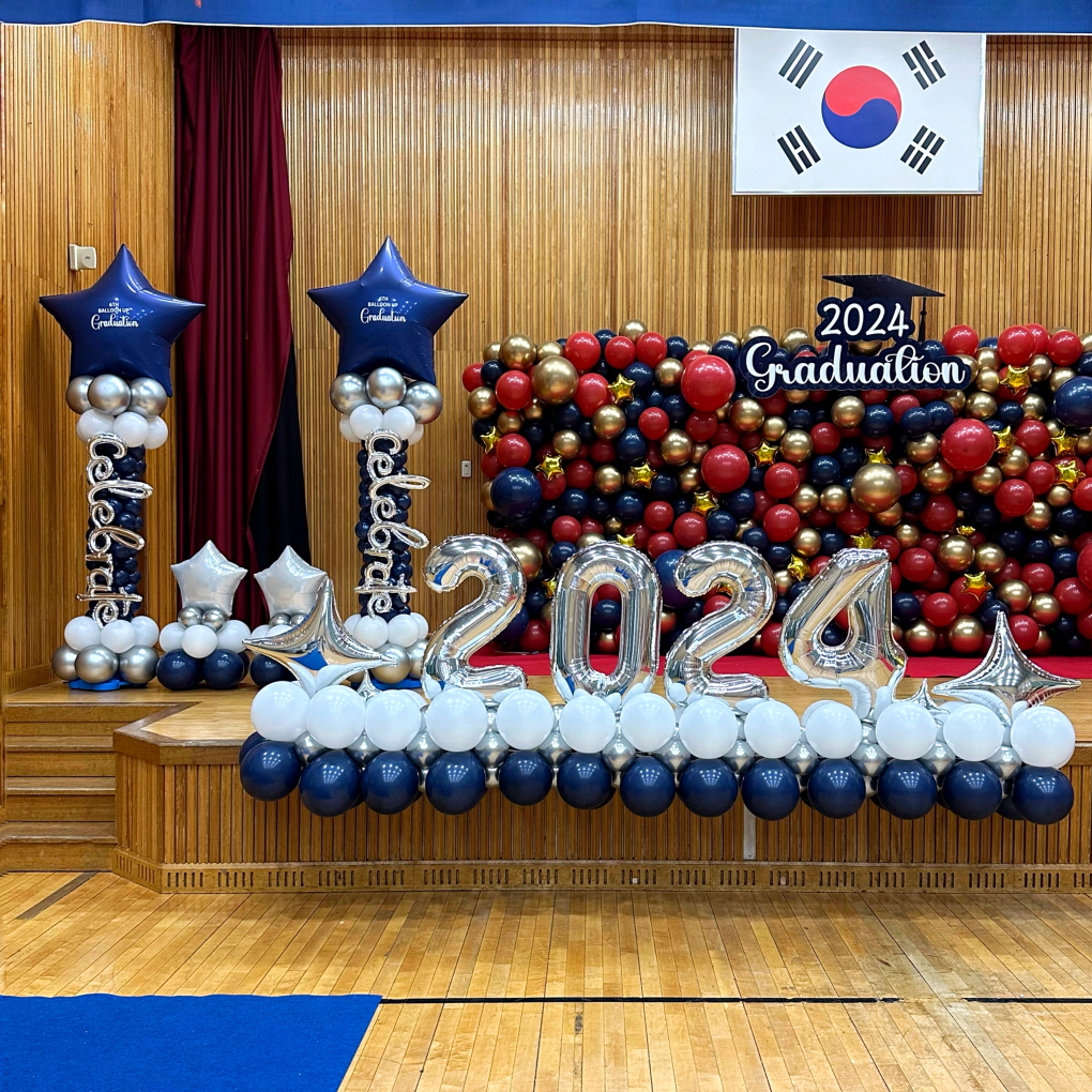 졸업식 무대 풍선장식 상세이미지 2