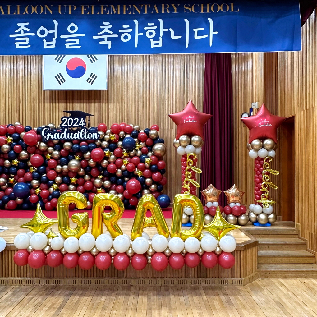 졸업식 무대 풍선장식 상세이미지 3