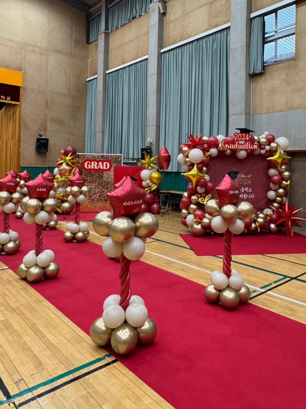 졸업식 버진로드 풍선장식 상세이미지 3