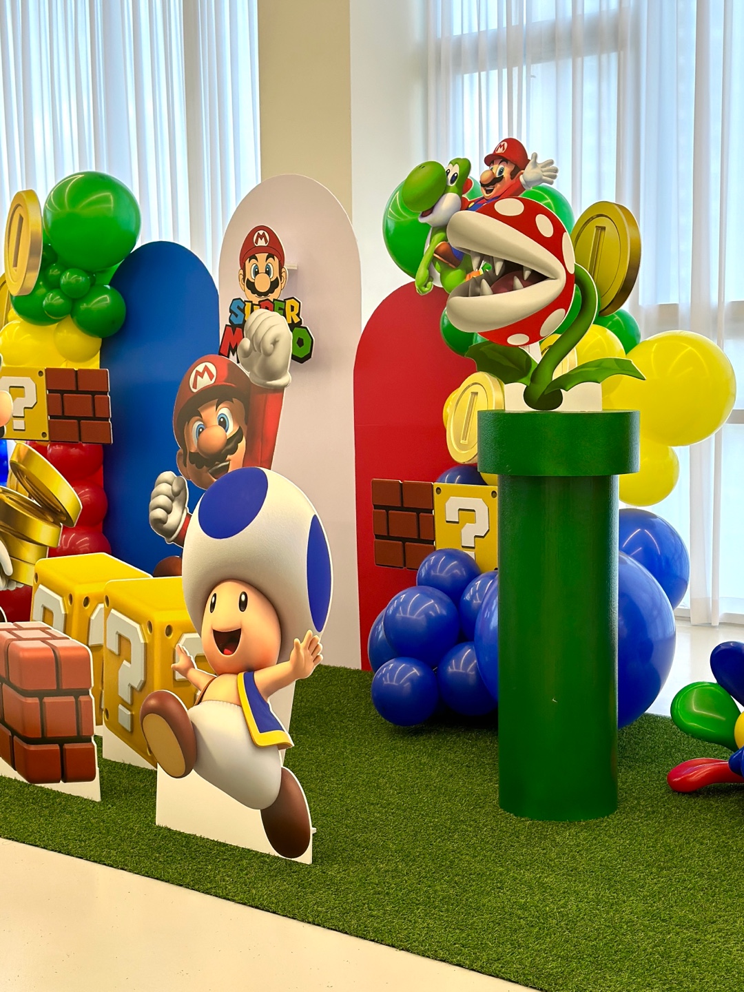 슈퍼마리오 테마 풍선장식 상세이미지 3