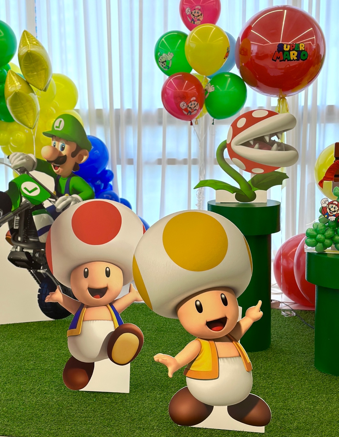 슈퍼마리오 테마 풍선장식 상세이미지 5