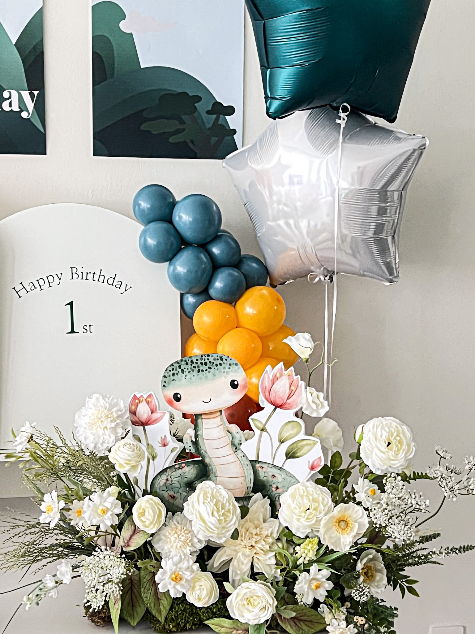 첫돌 홈파티 맞춤 테이블 데코 상세이미지 2