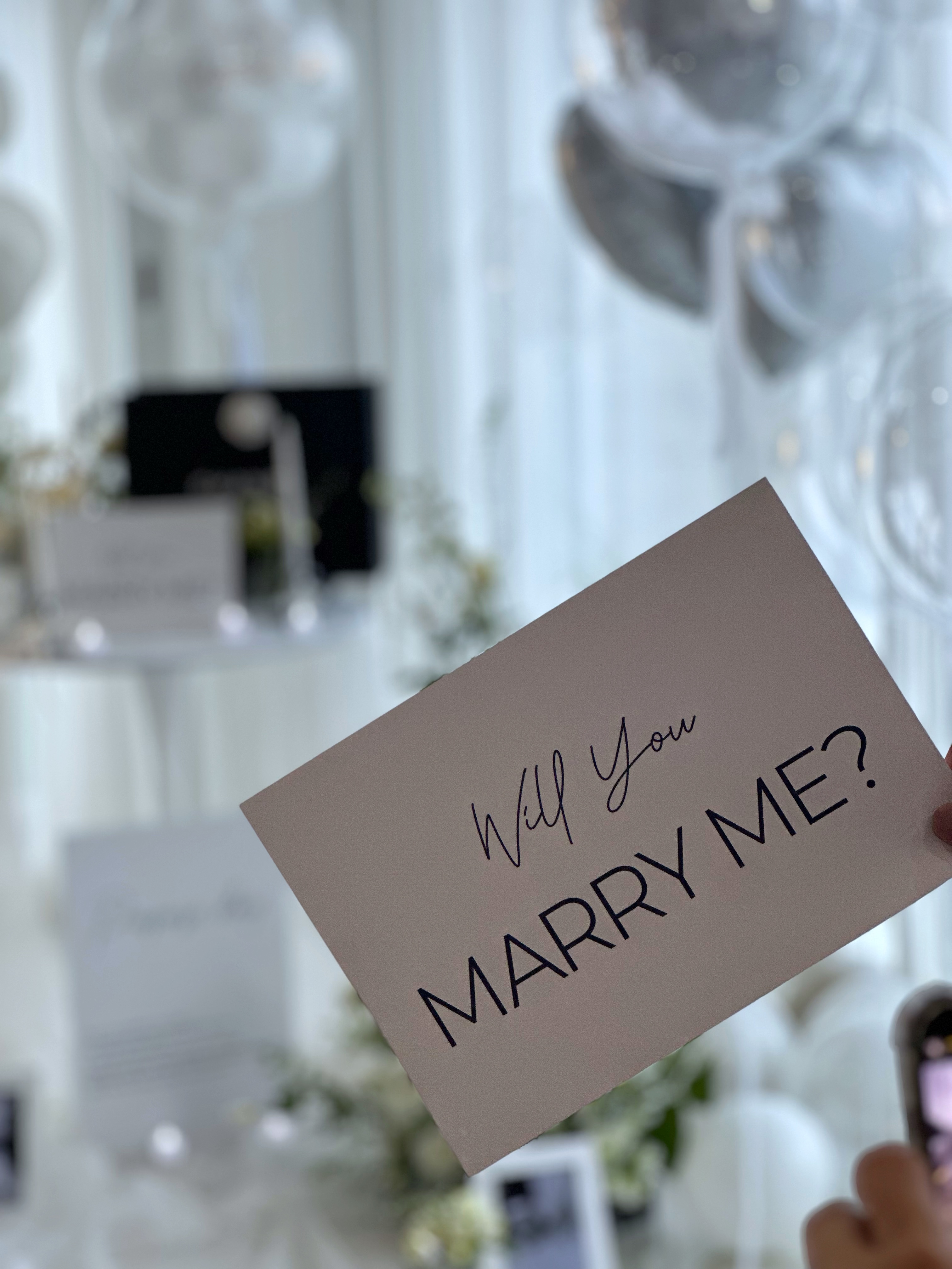 로맨틱 화이트 프로포즈 데코레이션 상세이미지 2