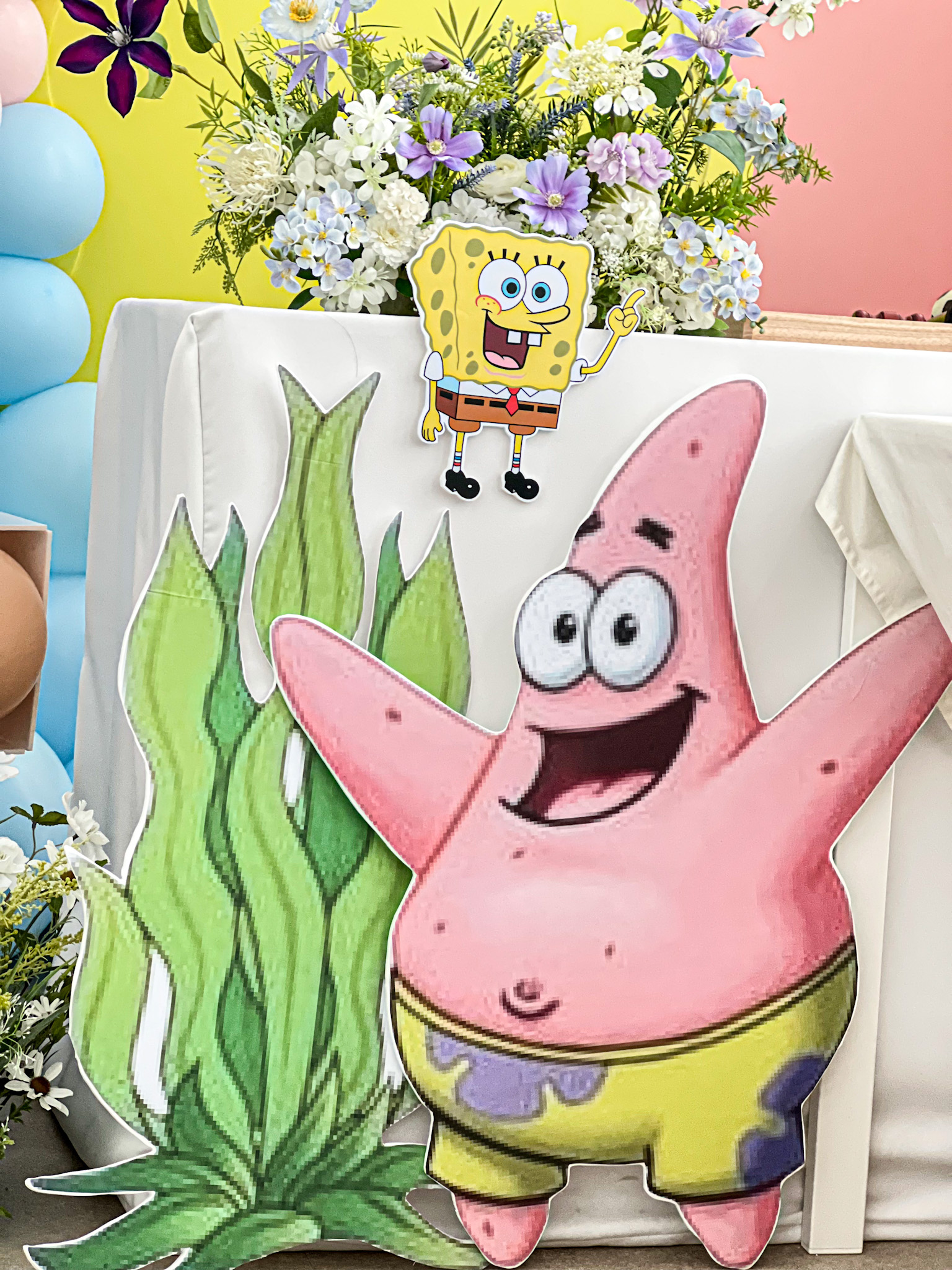 스폰지밥 테마 첫돌 파티 장식 상세이미지 4