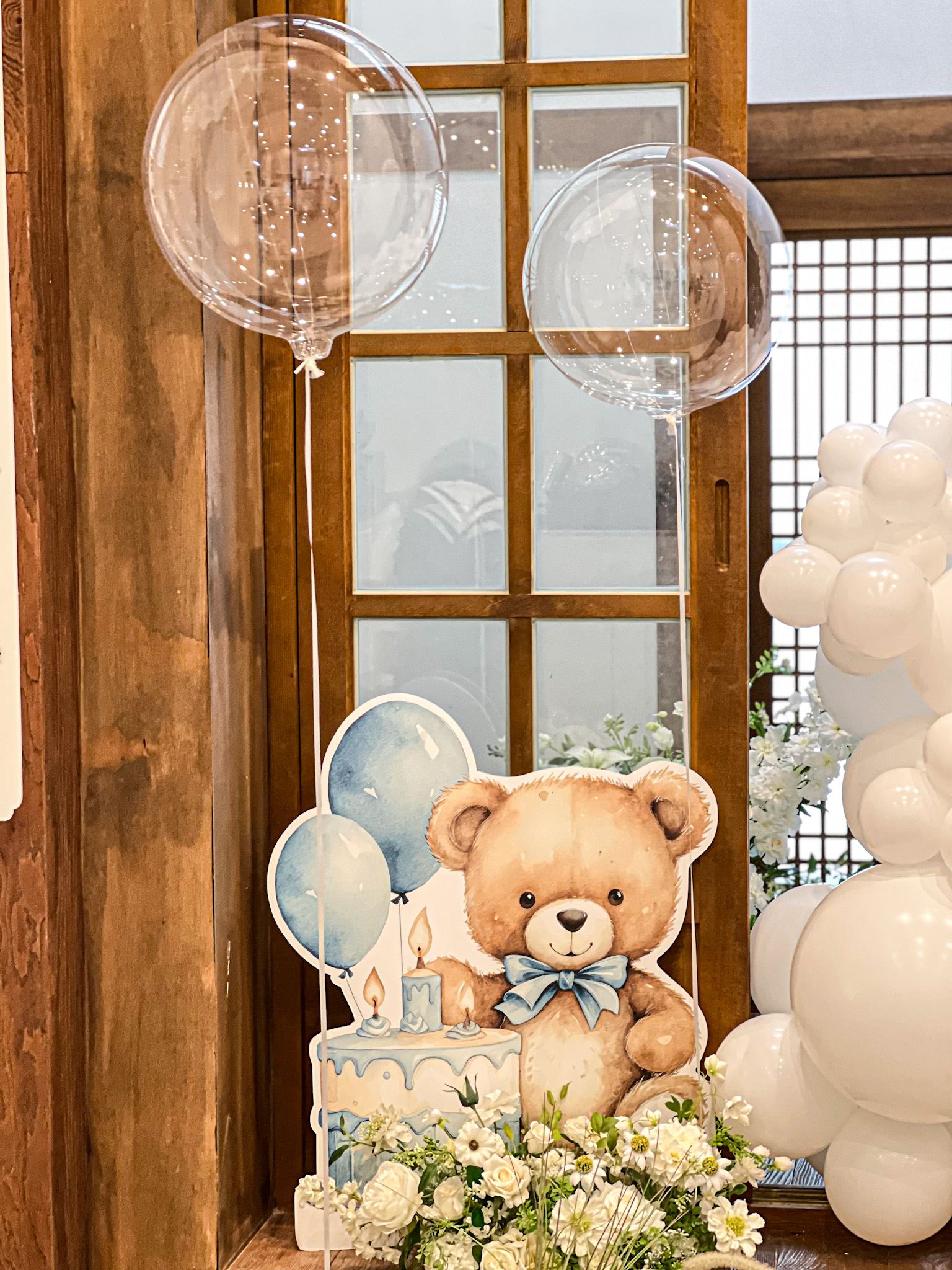 화이트&블루 테마 돌잔치 포토존 상세이미지 2