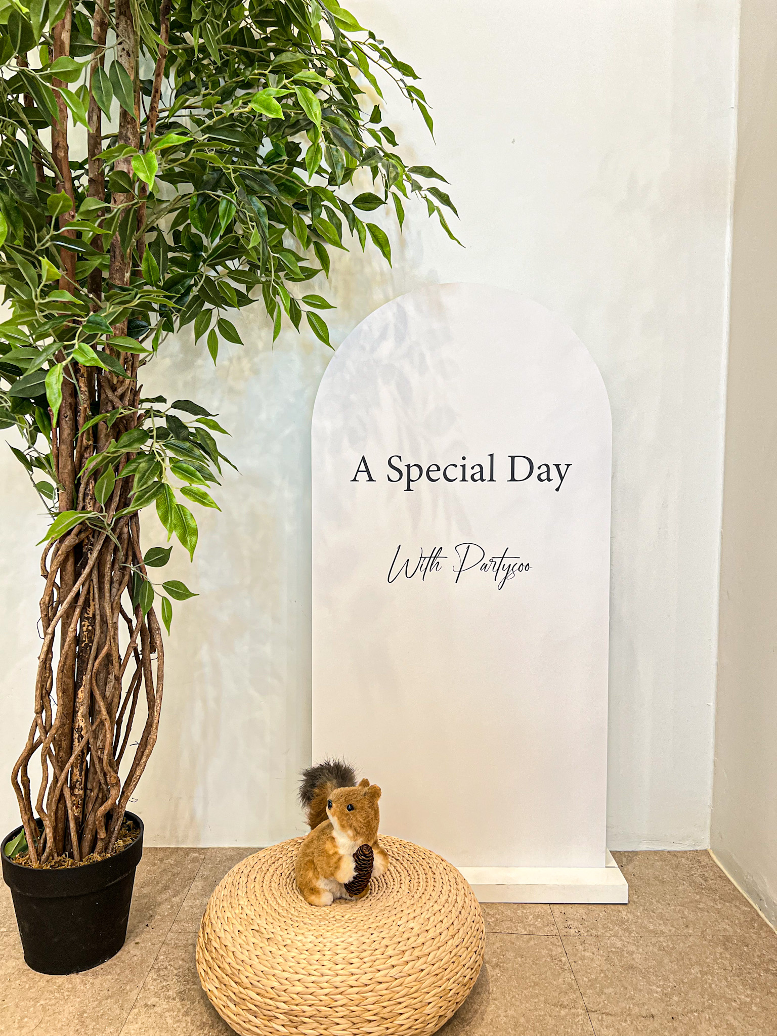 화이트&블루 테마 돌잔치 포토존 상세이미지 4