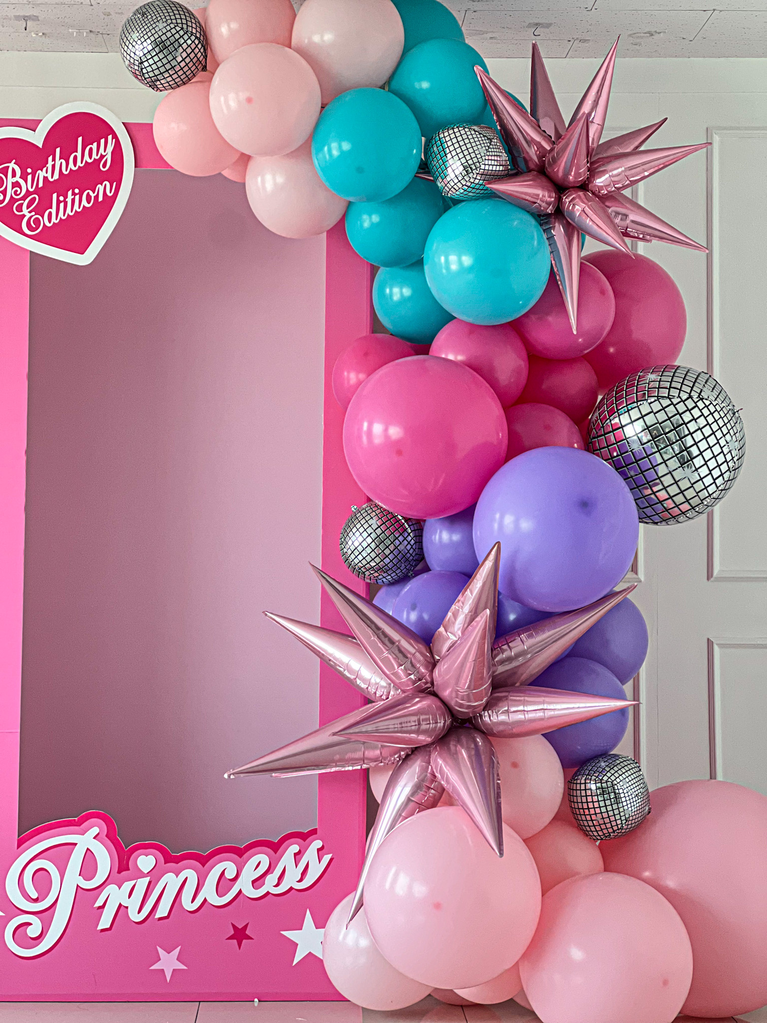 프린세스 생일파티 핑크 포토존 상세이미지 4