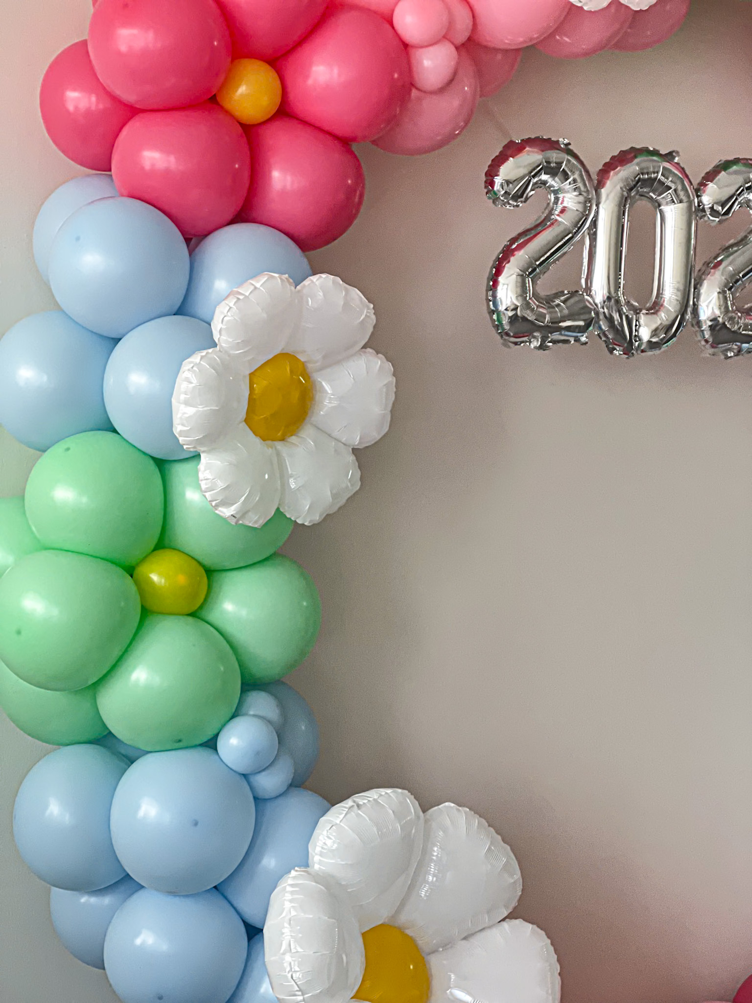 플라워 원형풍선 아치 졸업·입학 장식 상세이미지 1