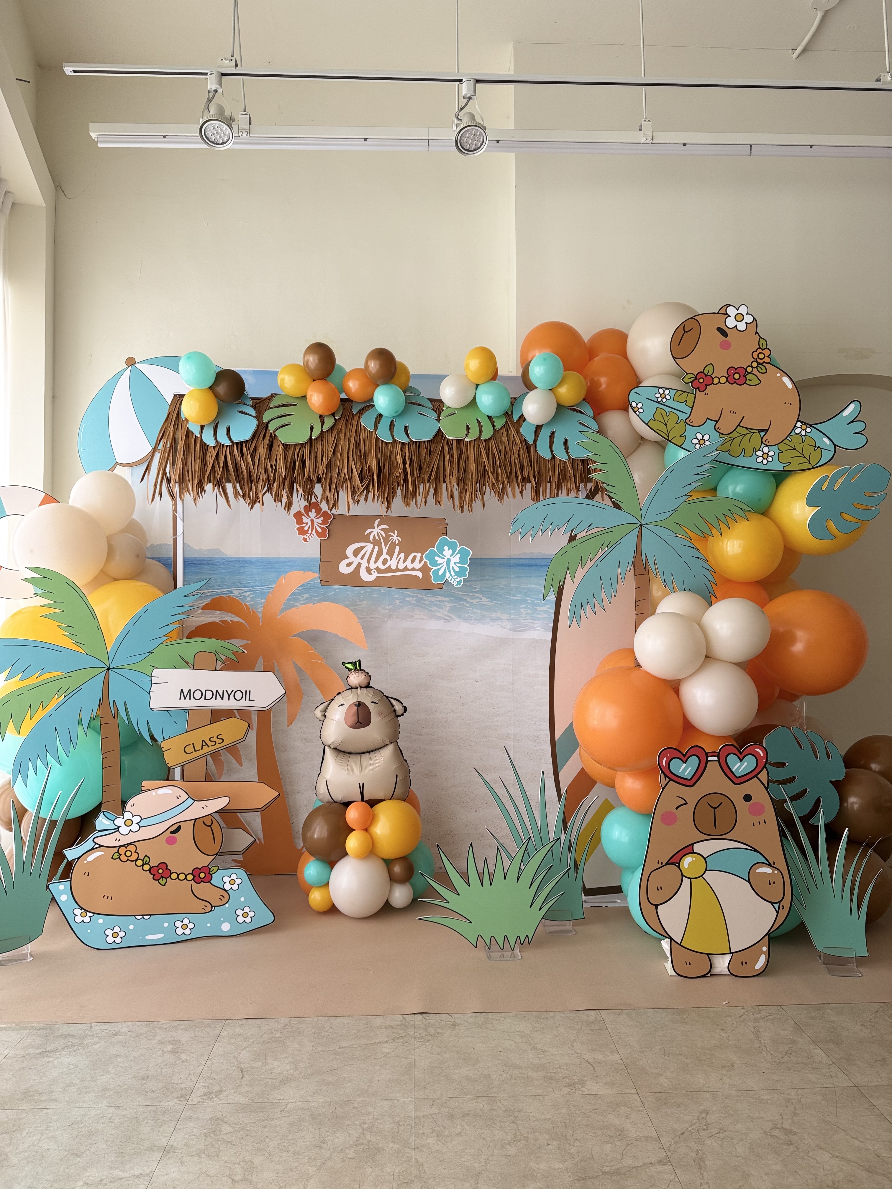 하와이안 서머 파티 풍선장식 상세이미지 1