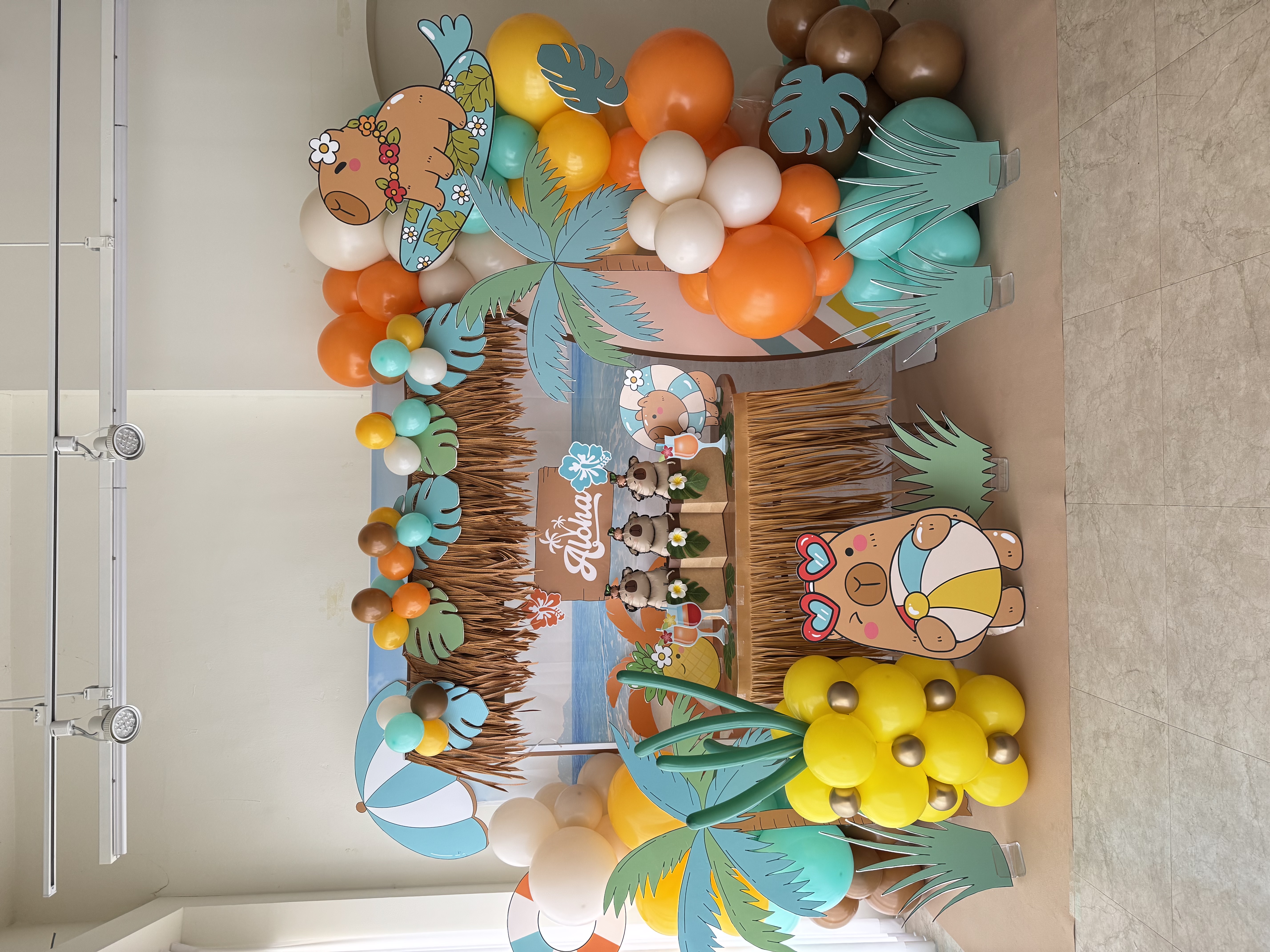 하와이안 서머 파티 풍선장식 상세이미지 2