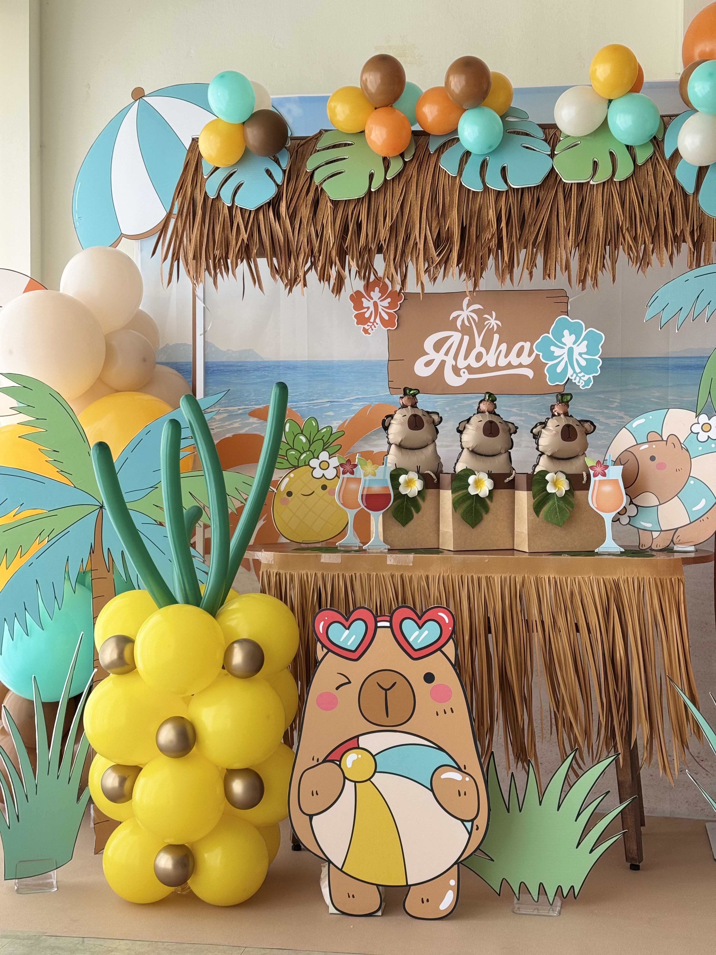 하와이안 서머 파티 풍선장식 상세이미지 3