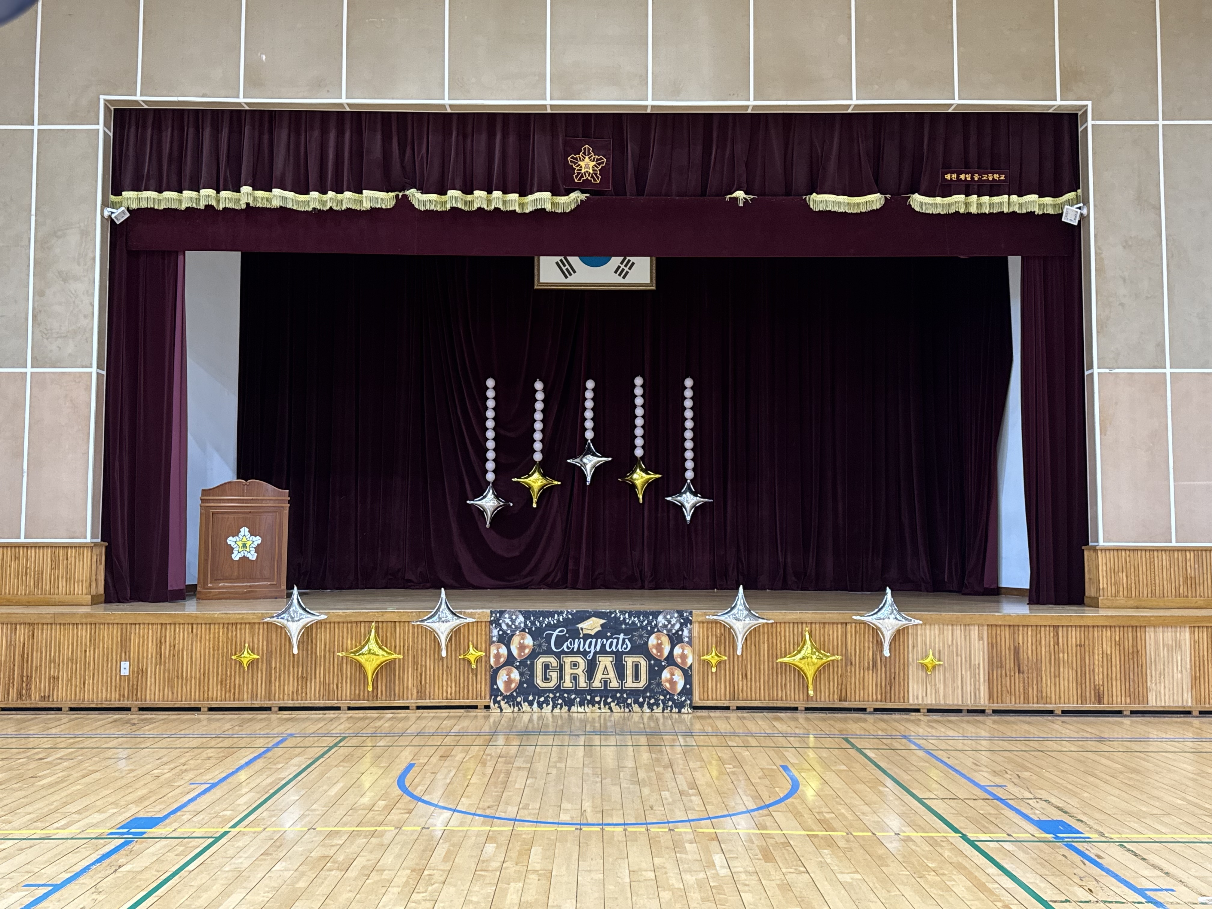 졸업식 풍선 아치 장식 상세이미지 1