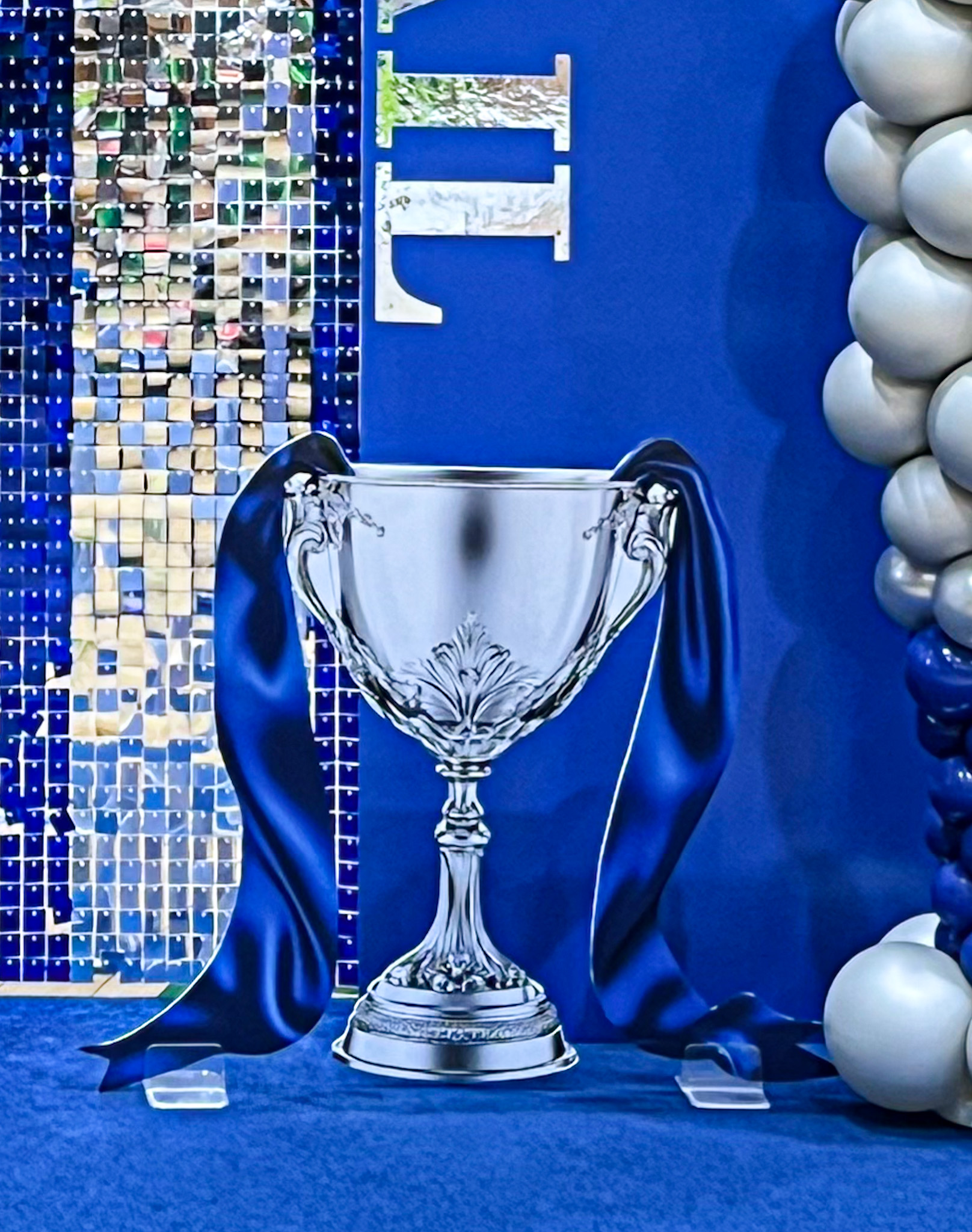 블루&실버 졸업식 포토존 장식 상세이미지 3