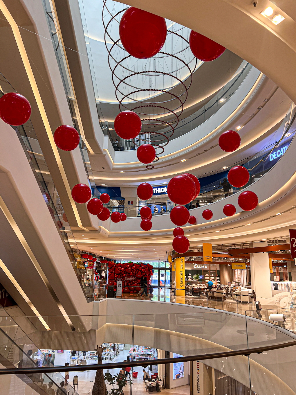 기업행사장식 - 대형 벌룬 행잉 작업 상세이미지 1