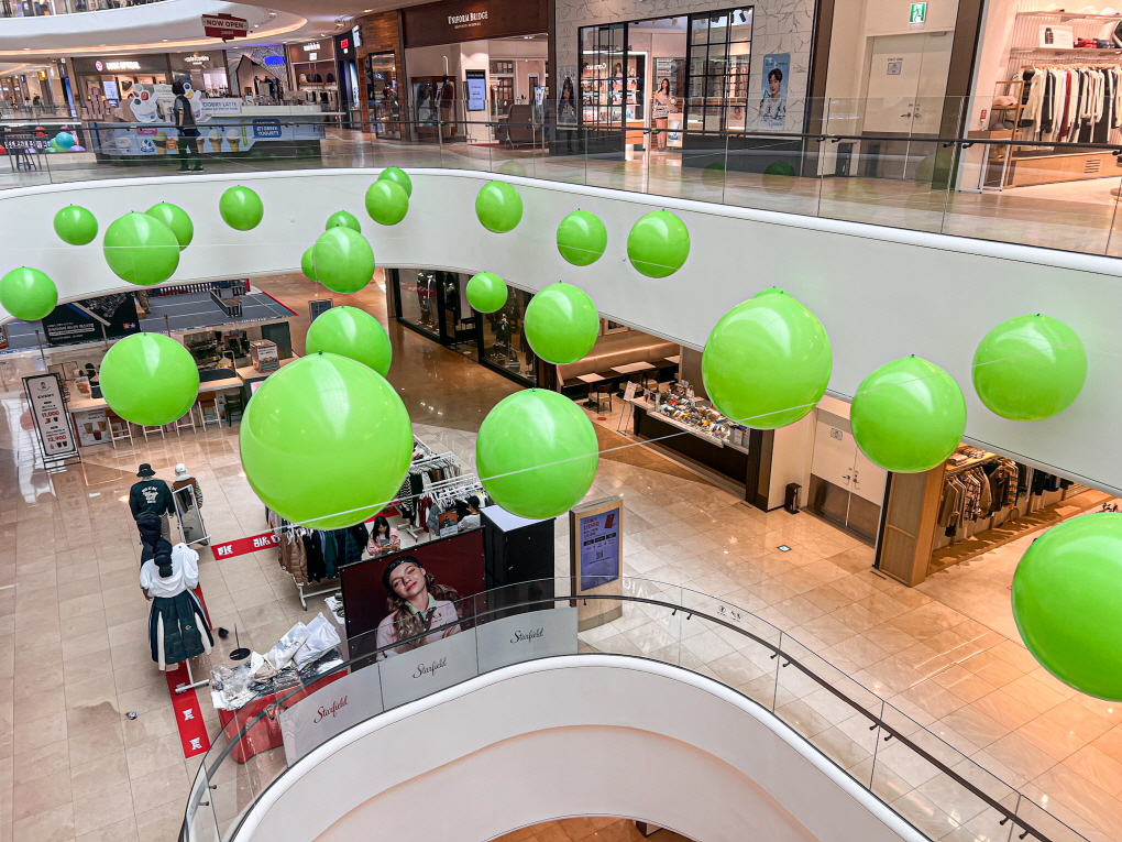 기업행사장식 - 대형 벌룬 행잉 작업 상세이미지 2