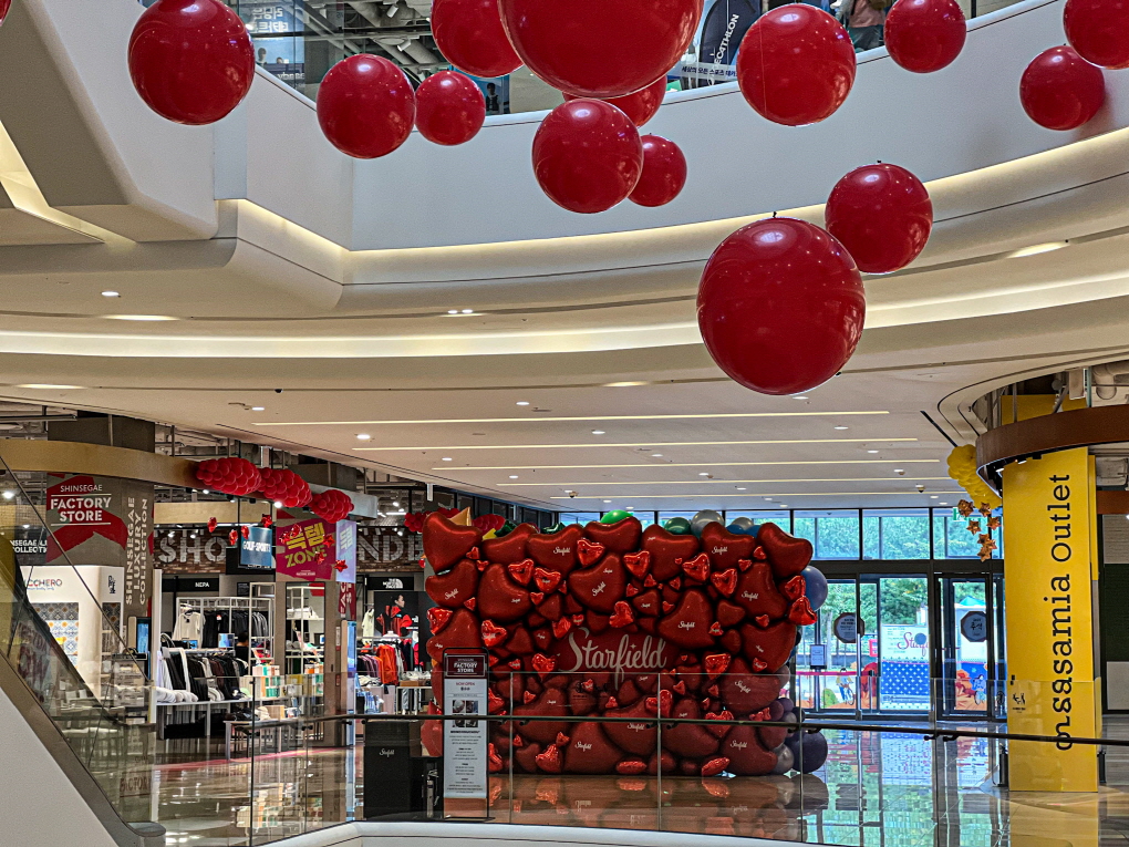 기업행사장식 - 대형 벌룬 행잉 작업 상세이미지 5