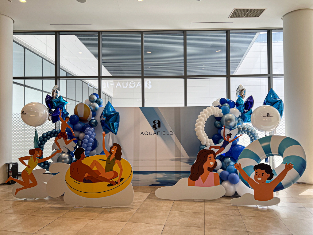 아쿠아필드 시원한 썸머 포토존 풍선장식 상세이미지 1