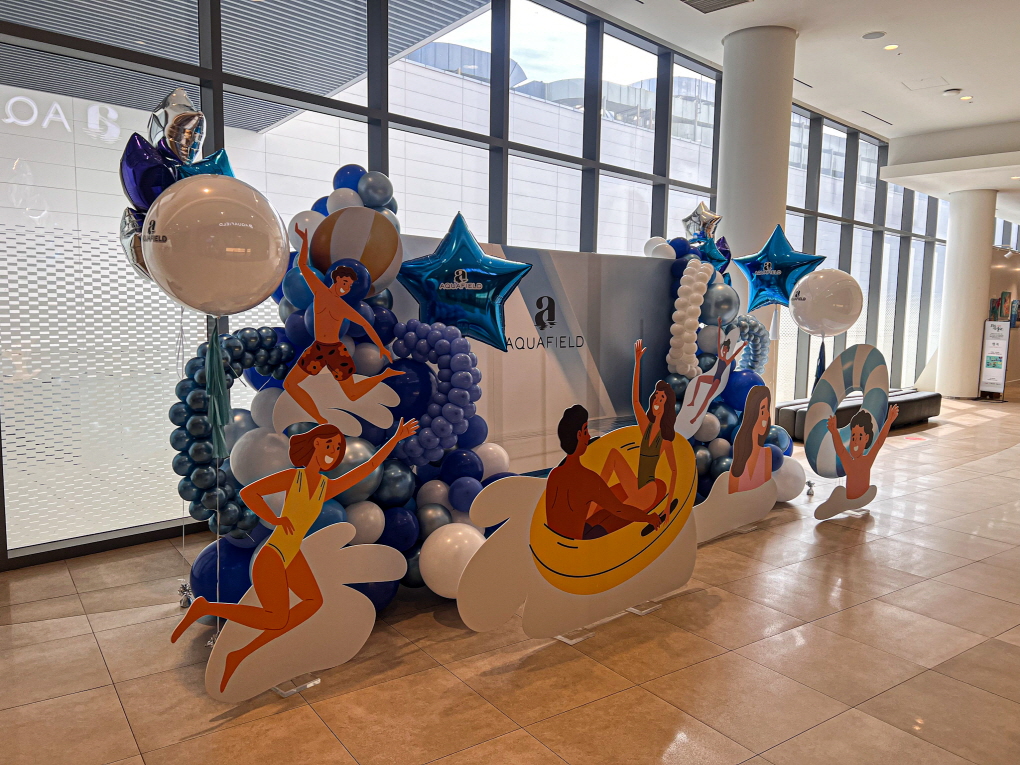 아쿠아필드 시원한 썸머 포토존 풍선장식 상세이미지 2