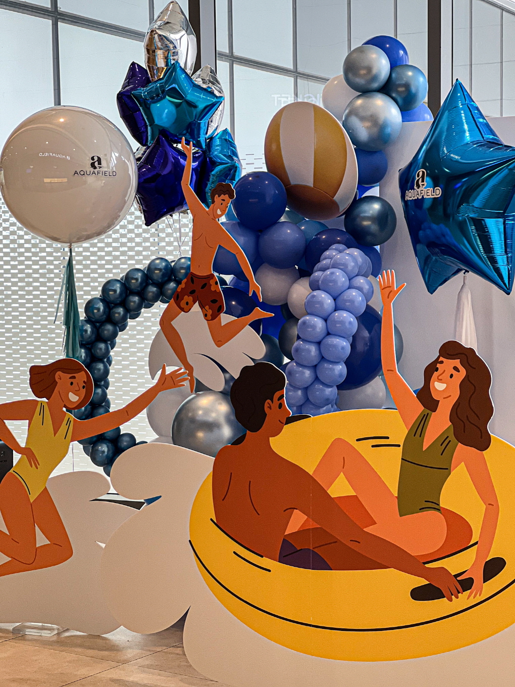 아쿠아필드 시원한 썸머 포토존 풍선장식 상세이미지 4