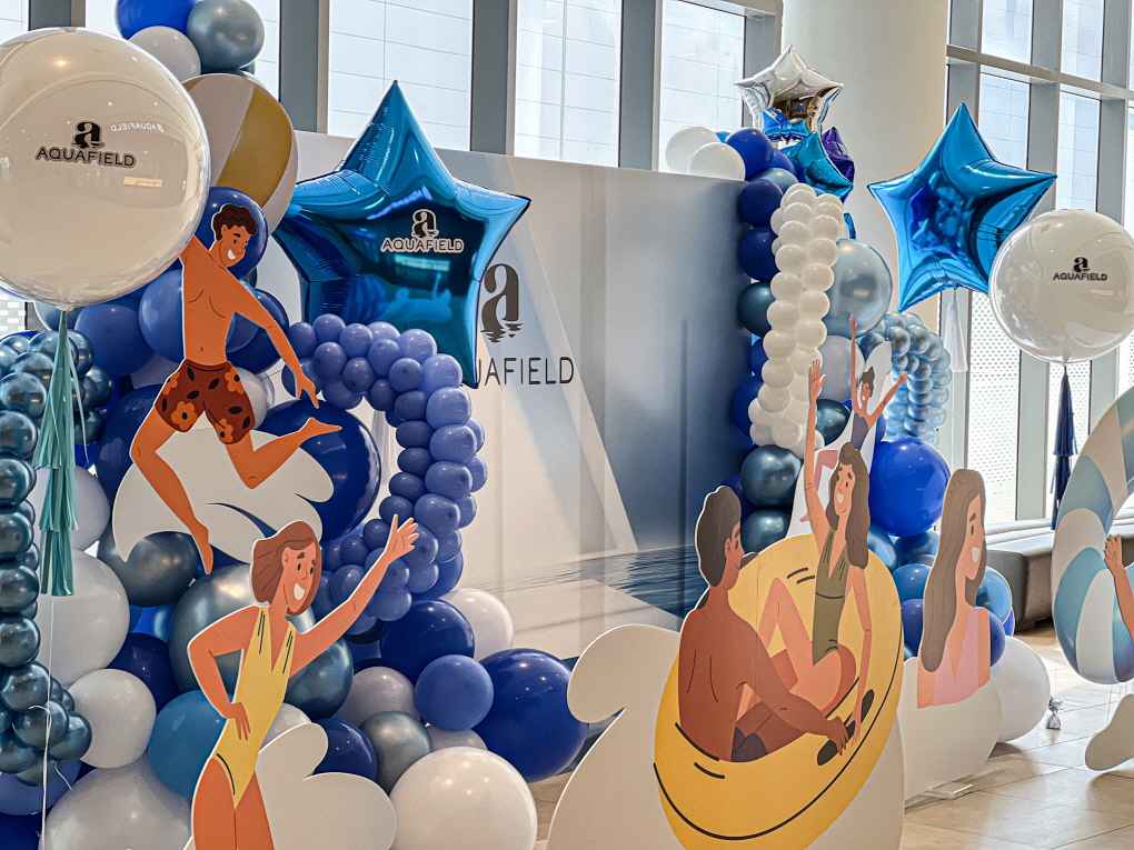 아쿠아필드 시원한 썸머 포토존 풍선장식 상세이미지 5