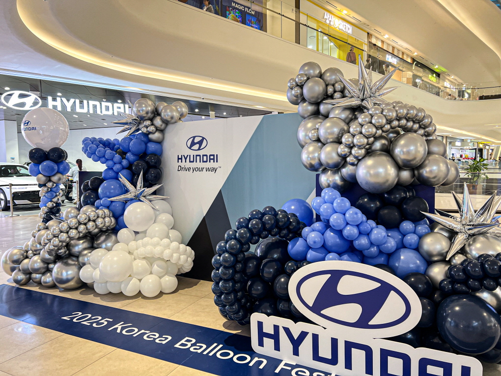 현대자동차 브랜드 프로모션 풍선 장식 상세이미지 2