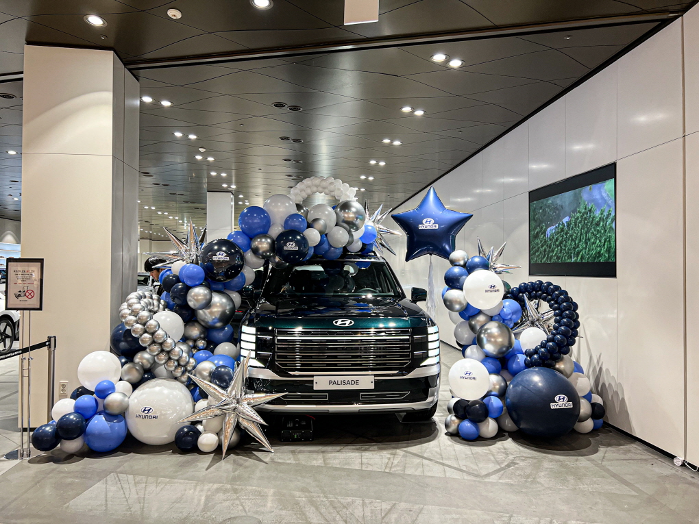 현대자동차 브랜드 프로모션 풍선 장식 상세이미지 4