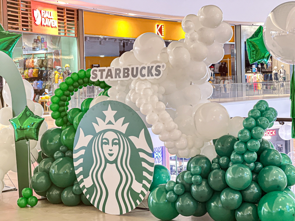 스타벅스 브랜드 프로모션 풍선 포토존 상세이미지 5