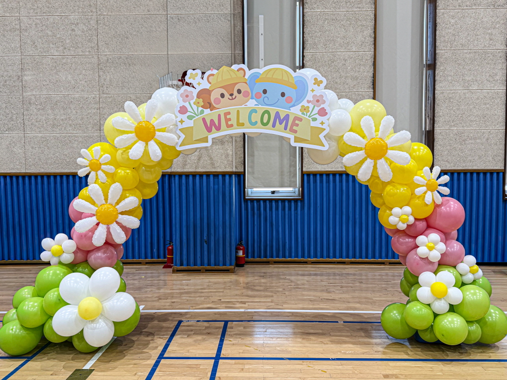 오가닉아치 행사장식 I 플라워 포인트 웰컴 포토존 아치 상세이미지 1