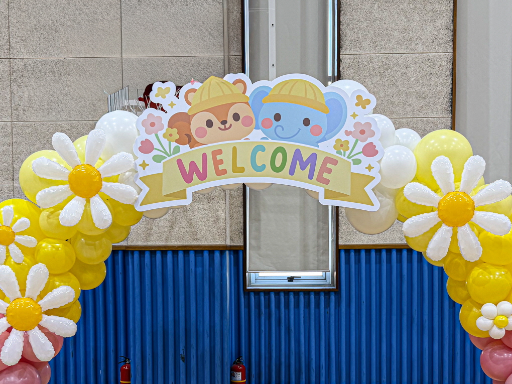 오가닉아치 행사장식 I 플라워 포인트 웰컴 포토존 아치 상세이미지 2