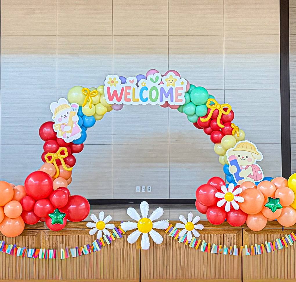 입학장식 강당장식 I 컬러플 웰컴 무대 포토존 연출 상세이미지 3