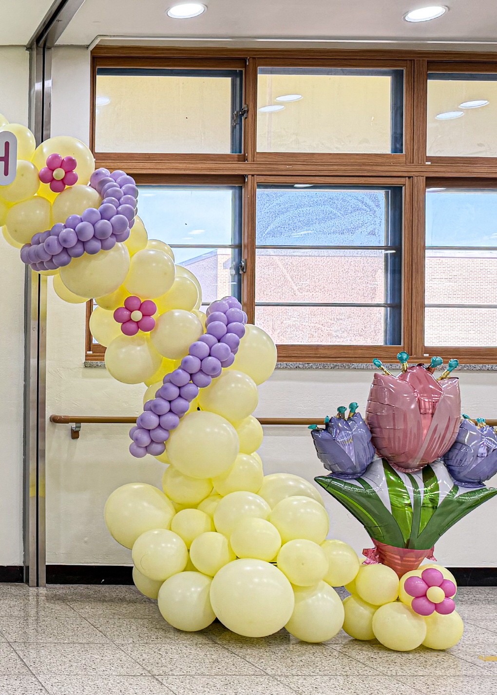 입학장식 입구장식 I 파스텔옐로우 &라벤더벌룬아치 웰컴존 상세이미지 4