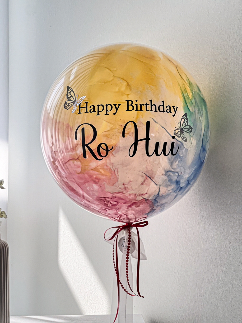 마블벌룬 | 물감 아트 생일 레터링 풍선 상세이미지 1