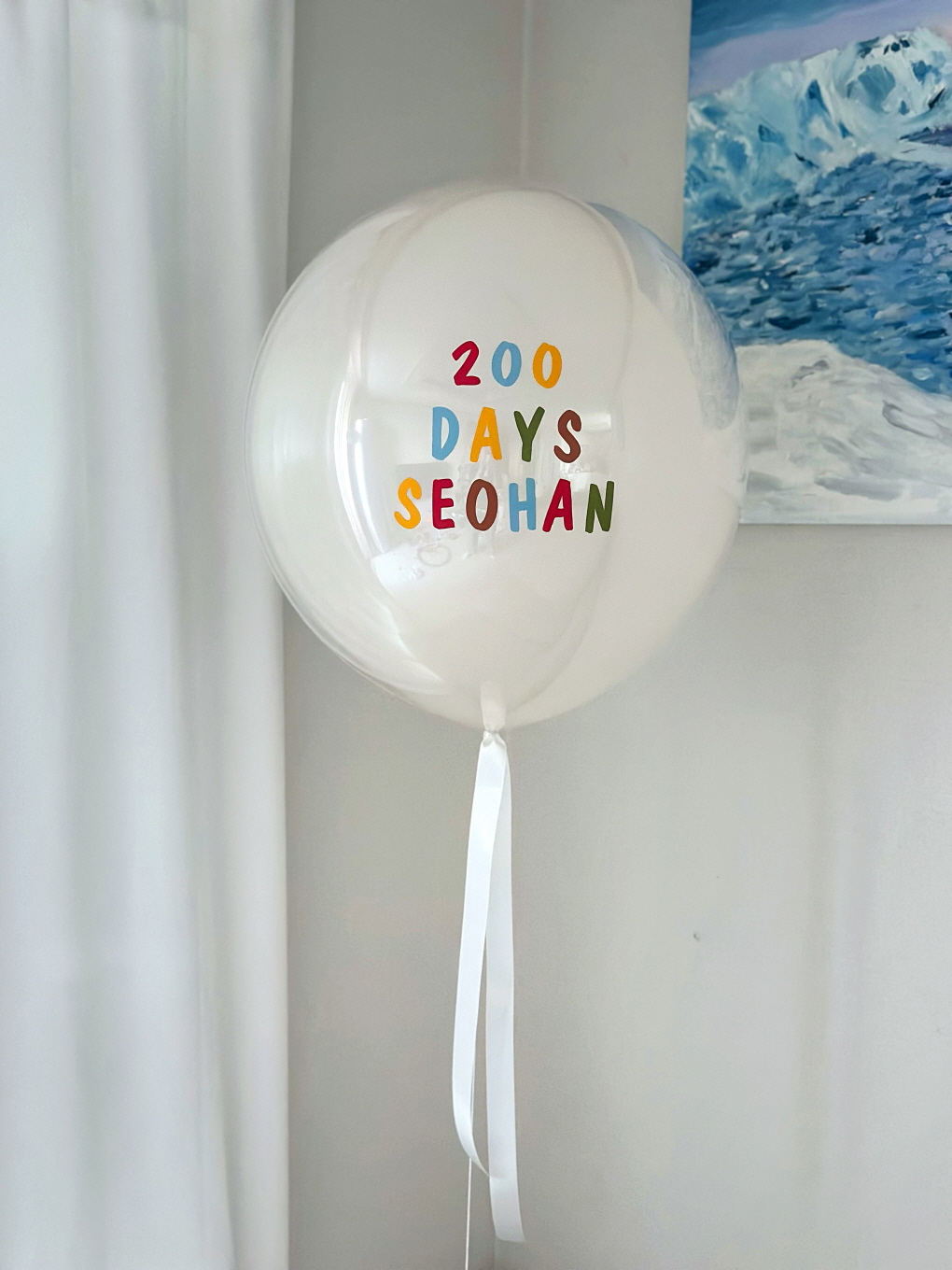 숫자 레터링 생일풍선 │ 마카롱풍선 + 숫자 포인트 세트 상세이미지 3