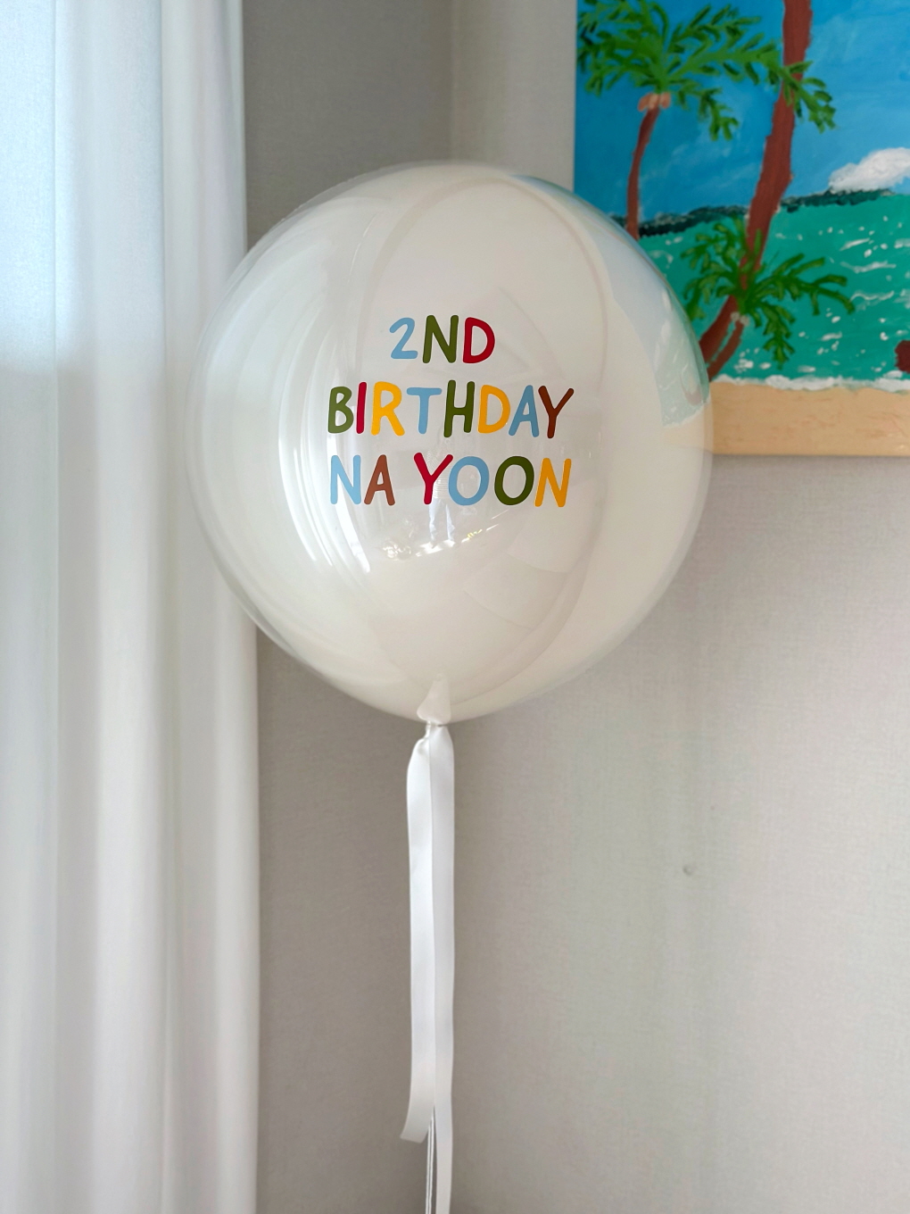 숫자 레터링 생일풍선 │ 마카롱풍선 + 숫자 포인트 세트 상세이미지 4
