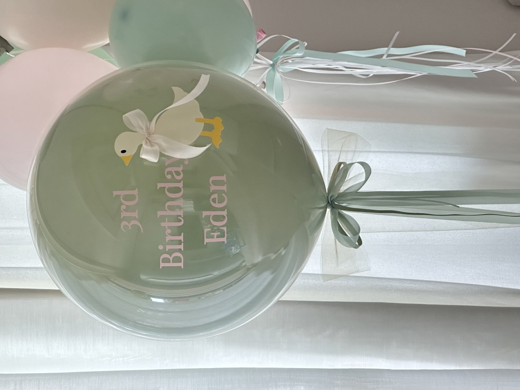 마카롱풍선 생일풍선 │ 파스텔 레터링 맞춤 풍선 상세이미지 3