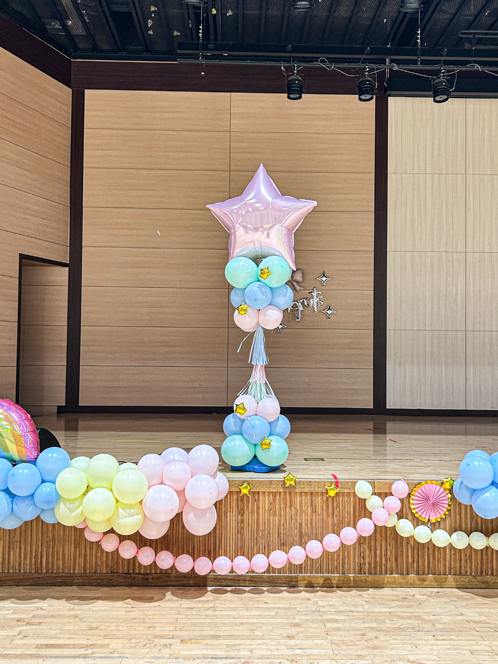 학교 강당 행사 풍선 장식 세트 상세이미지 1