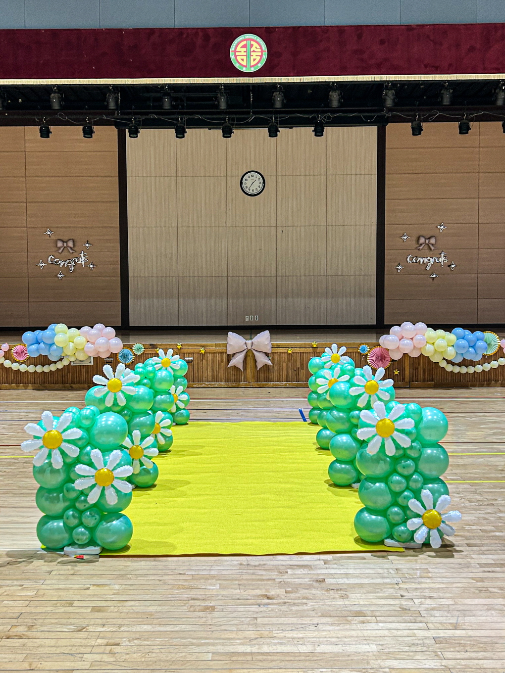 학교 강당 행사 풍선 장식 세트 상세이미지 3