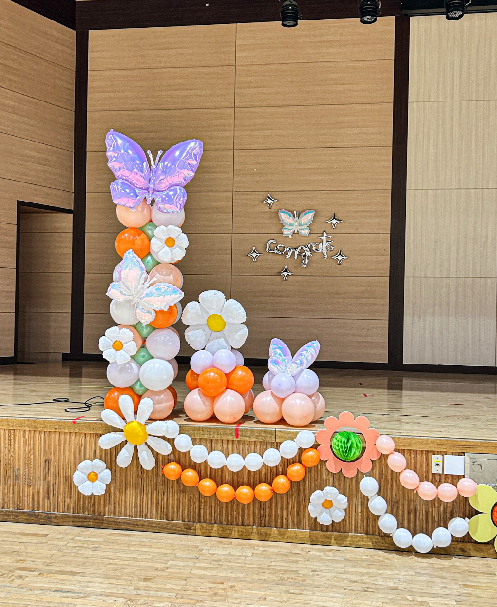 입학식 강당 장식 │ 오가닉 아치 풍선 세트 상세이미지 3