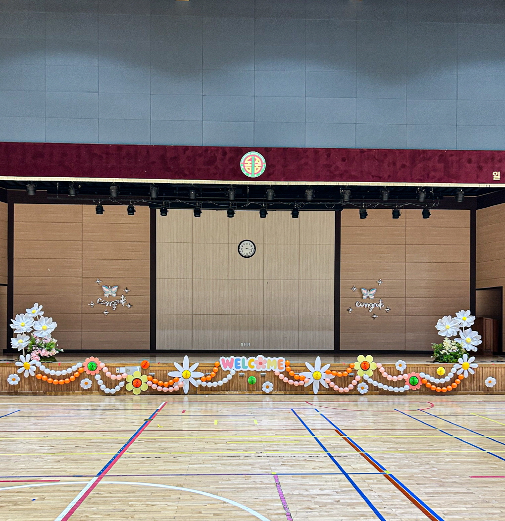 자이언트 플라워 강당 무대 장식 상세이미지 1