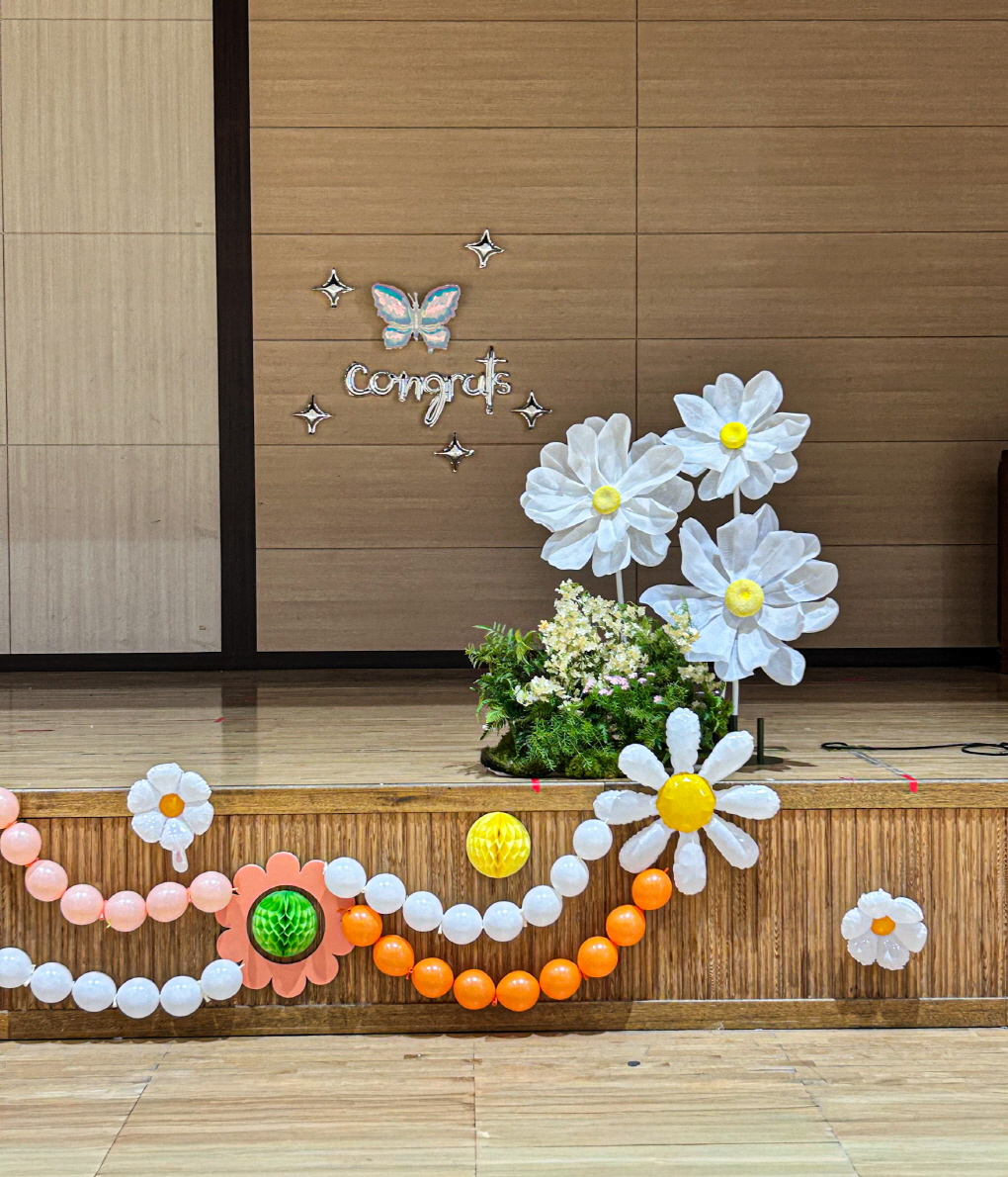 자이언트 플라워 강당 무대 장식 상세이미지 2