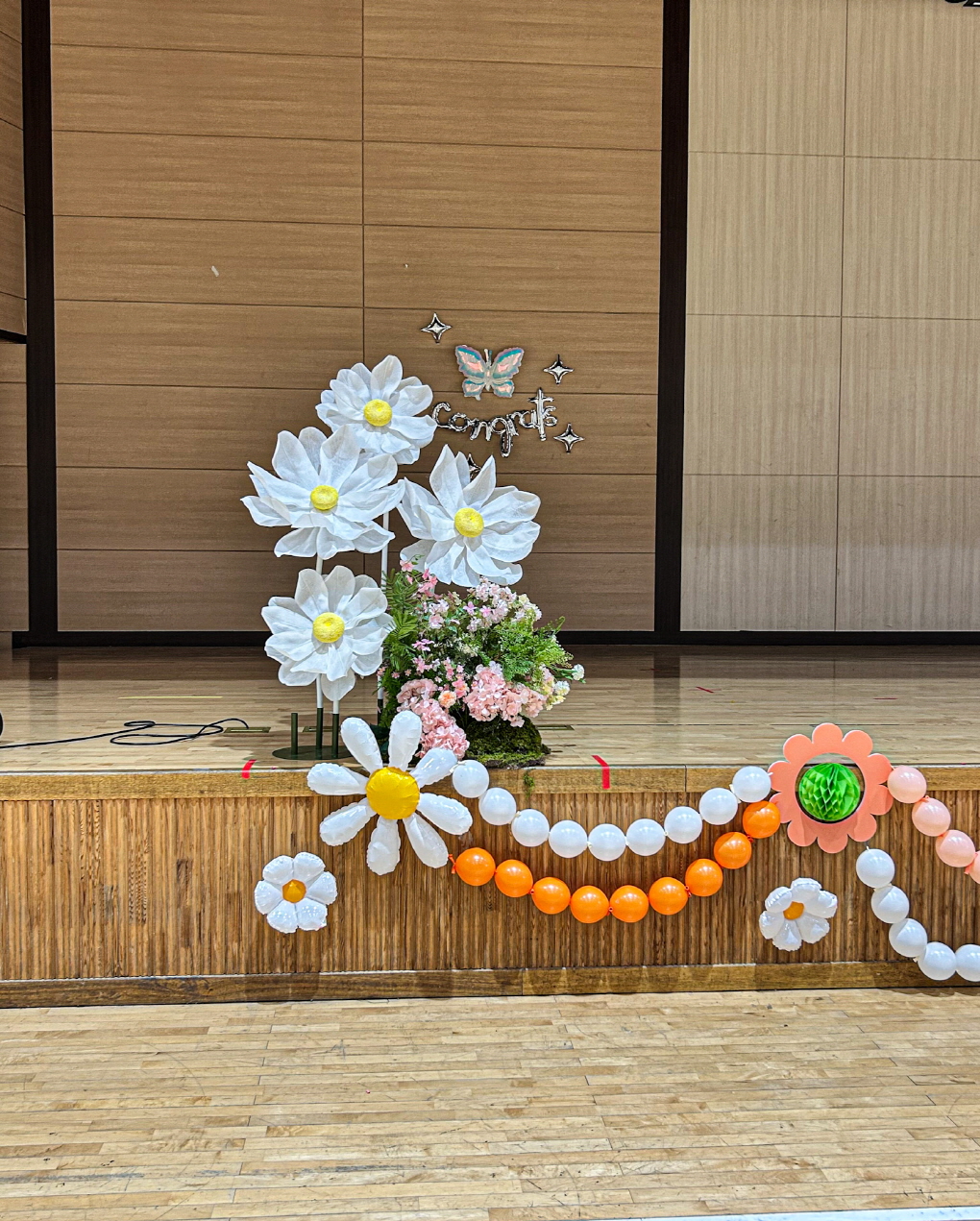 자이언트 플라워 강당 무대 장식 상세이미지 3