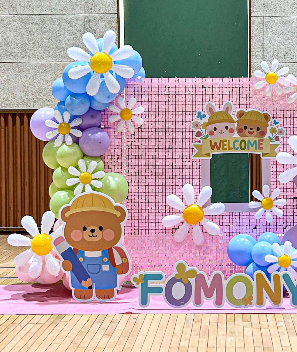 핑크 픽셀 포토존 │ 캐릭터 행사 포토월 상세이미지 4