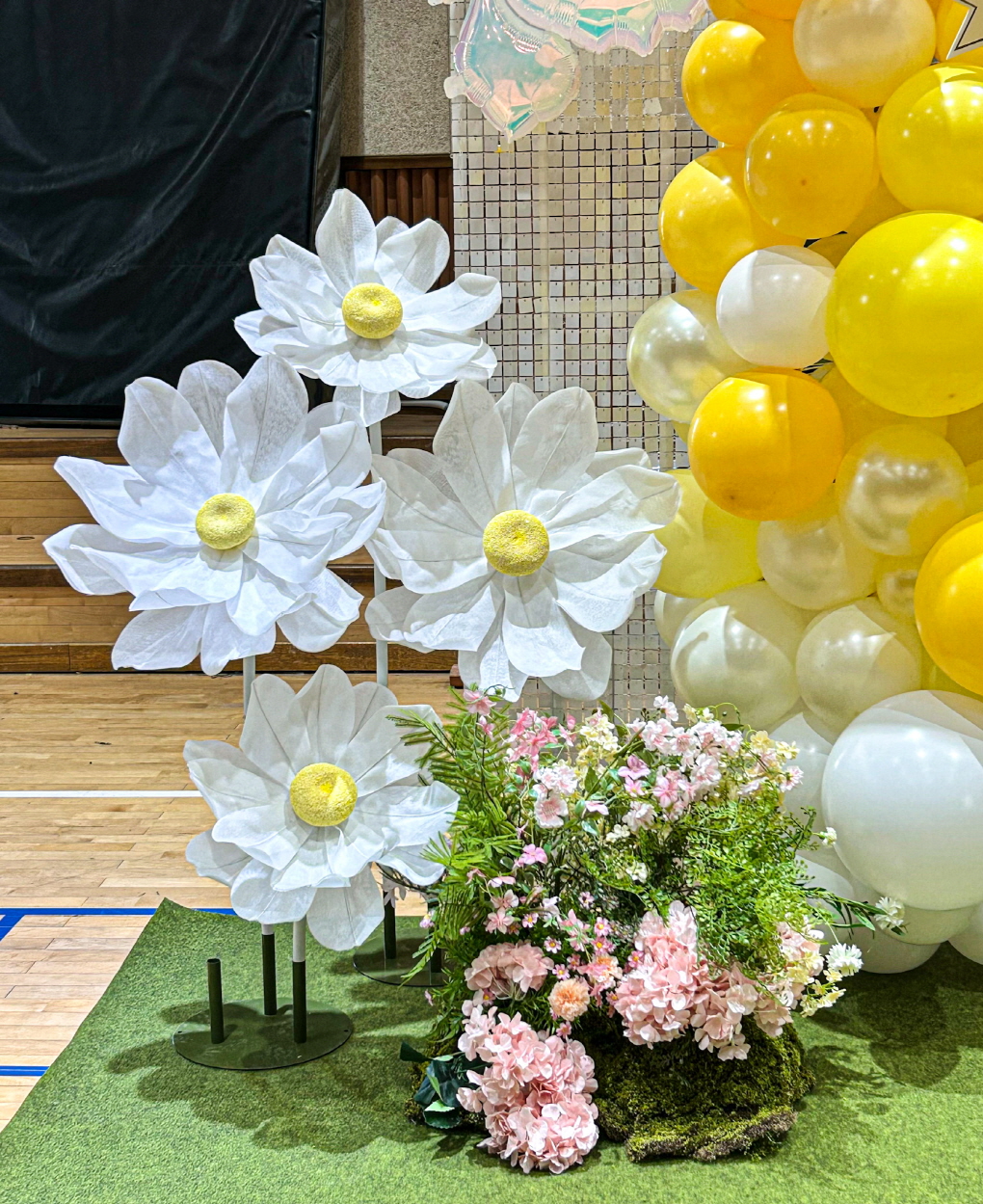 자이언트 데이지 포토존 │ 웰컴 플라워 풍선월 상세이미지 3