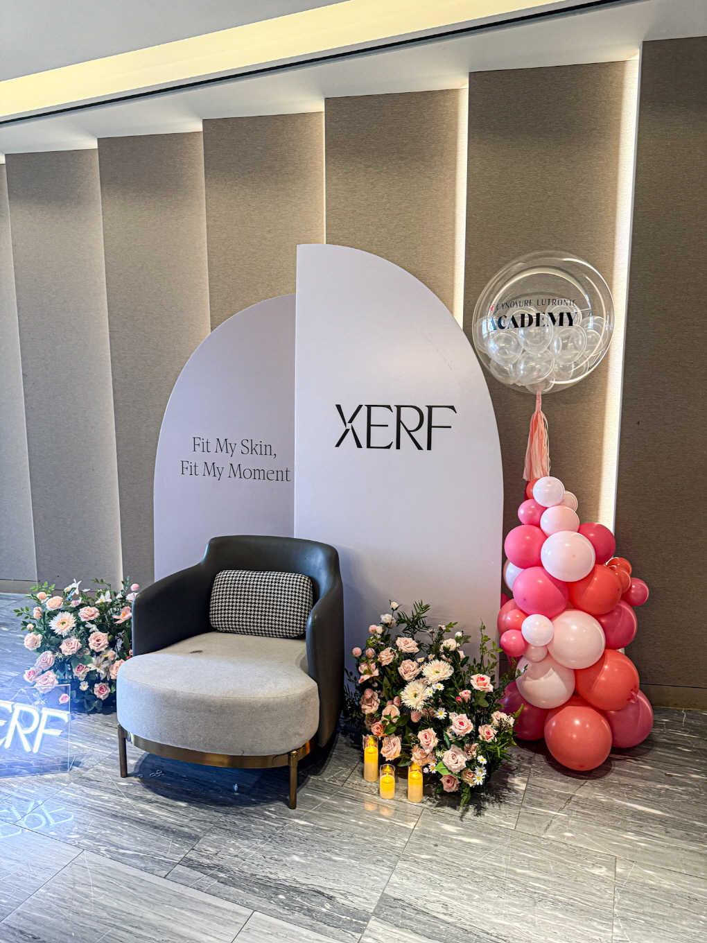 뷰티 브랜드 행사장식 │ 세르프(XERF) 프로모션 공간 연출 상세이미지 1