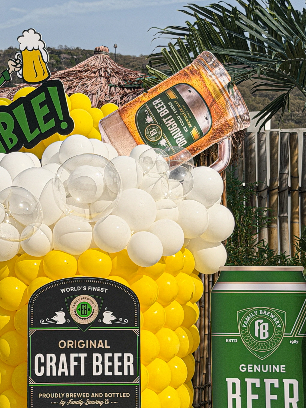 맥주축제 포토존 │ 여름 행사 맞춤 벌룬 연출 상세이미지 3