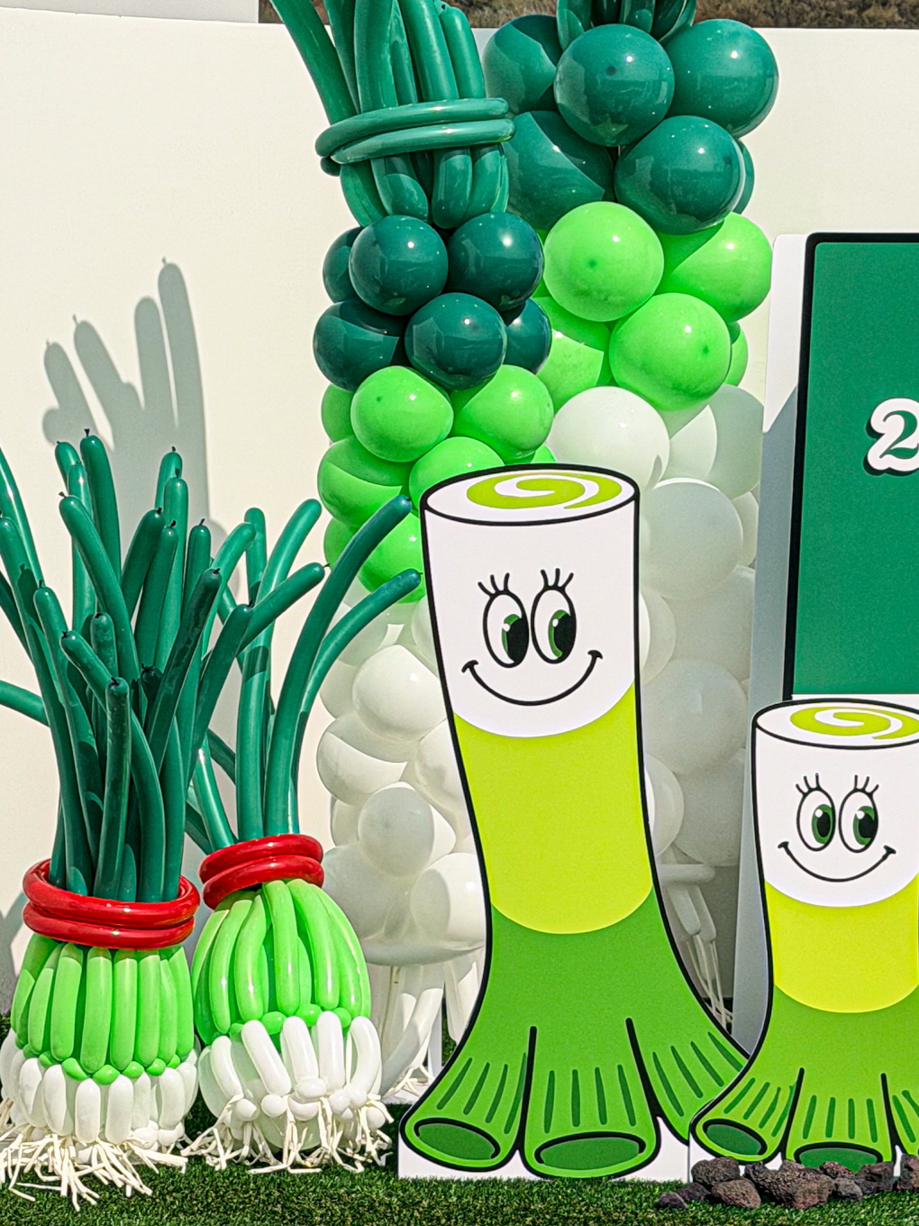 대파축제 포토존 │ 지역축제 맞춤 캐릭터 벌룬 연출 상세이미지 4