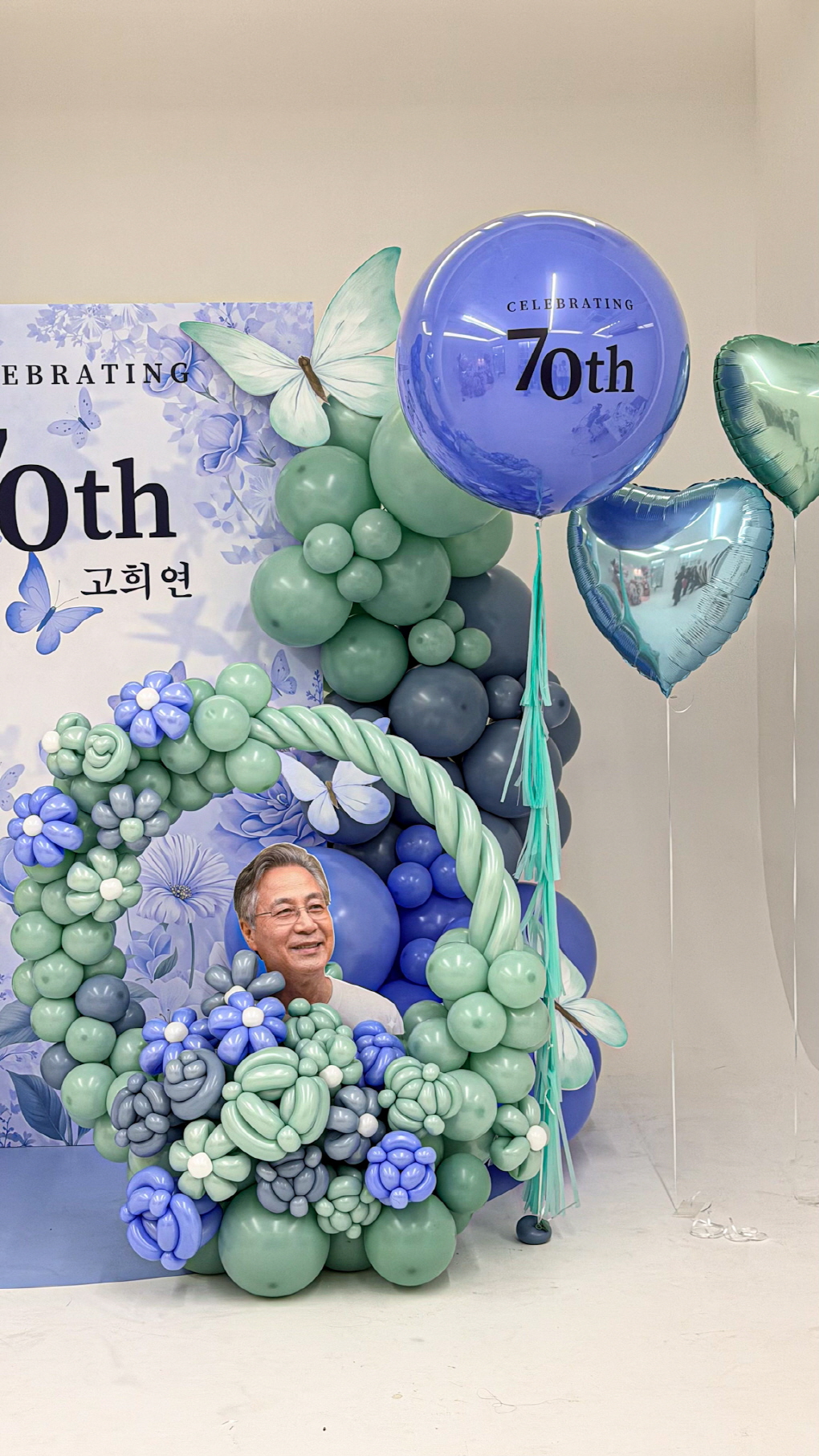 칠순잔치 포토존 │ 프리미엄 플라워 벌룬 연출 상세이미지 2