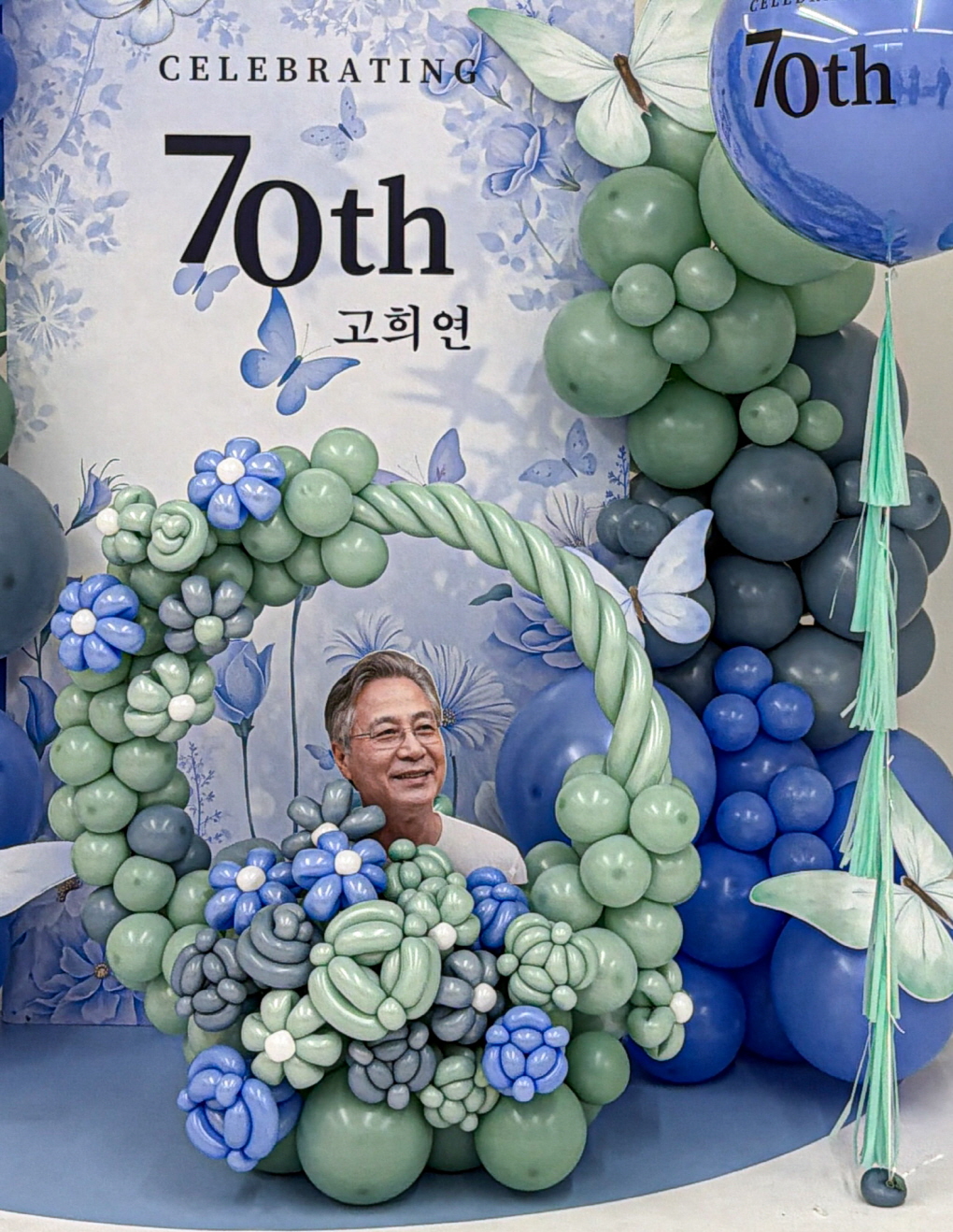 칠순잔치 포토존 │ 프리미엄 플라워 벌룬 연출 상세이미지 4