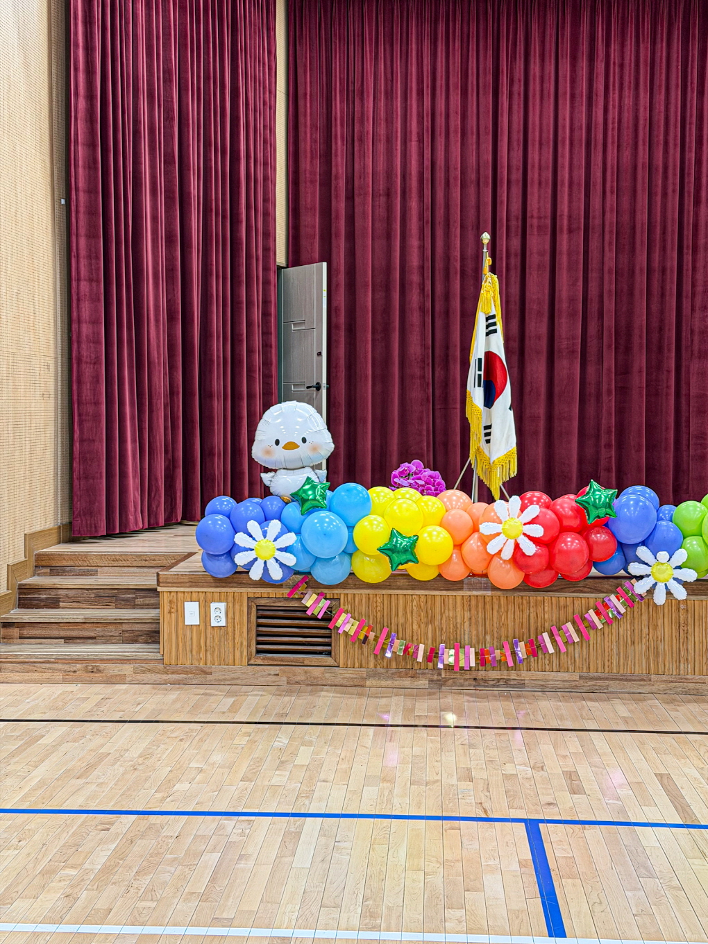 초등학교 입학식 풍선장식 │ 성남제일초 강당 포토존 & 학교행사 공간연출 상세이미지 3